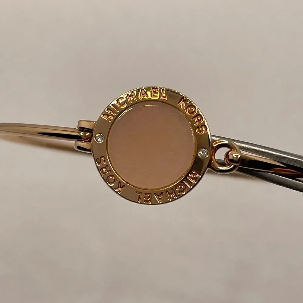 Bangle bracelet MICHAEL KORS rose gold tone - Picture 7 of 10